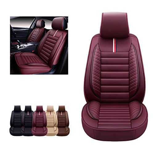 OASIS AUTO Car Seat Covers Accessories 2 Piece Front Premium...