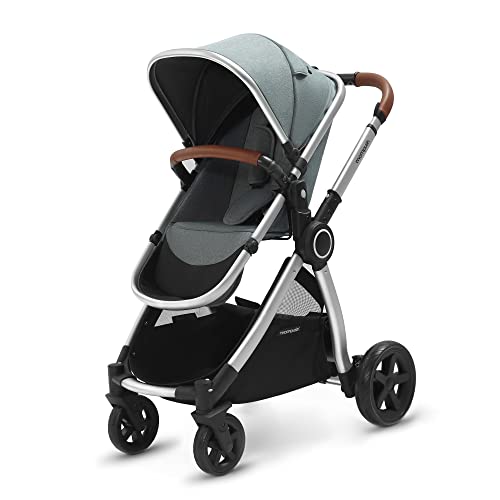 Mompush Ultimate2 Baby Stroller with Removable Bassinet -...