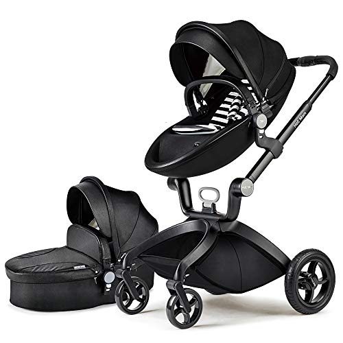 Hot Mom Baby Stroller: Baby Carriage with Adjustable Seat Height...