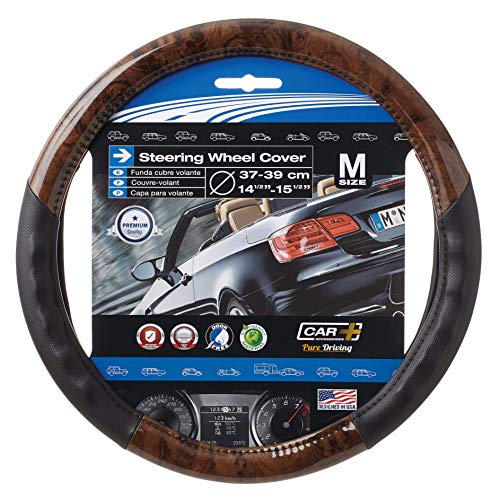 Car Wood Grain Steering Wheel Cover fits all 14.5' to 15.5'...