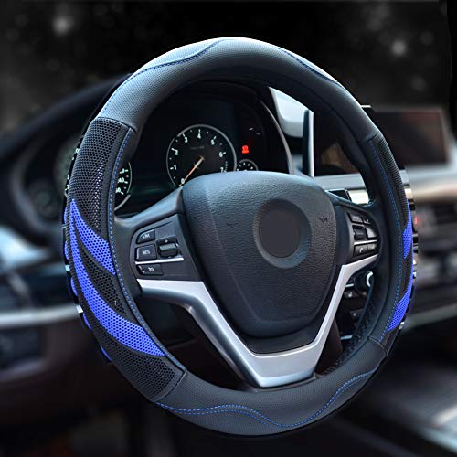 Alusbell Microfiber Leather Steering Wheel Cover Breathable Auto...