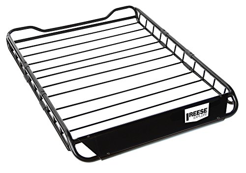 Reese Explore 1040900 Steel Rooftop Basket, Black