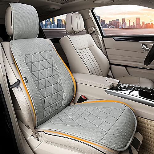 kingphenix Car Seat Cover - 1 Piece - Luxury Leather Car Seat...
